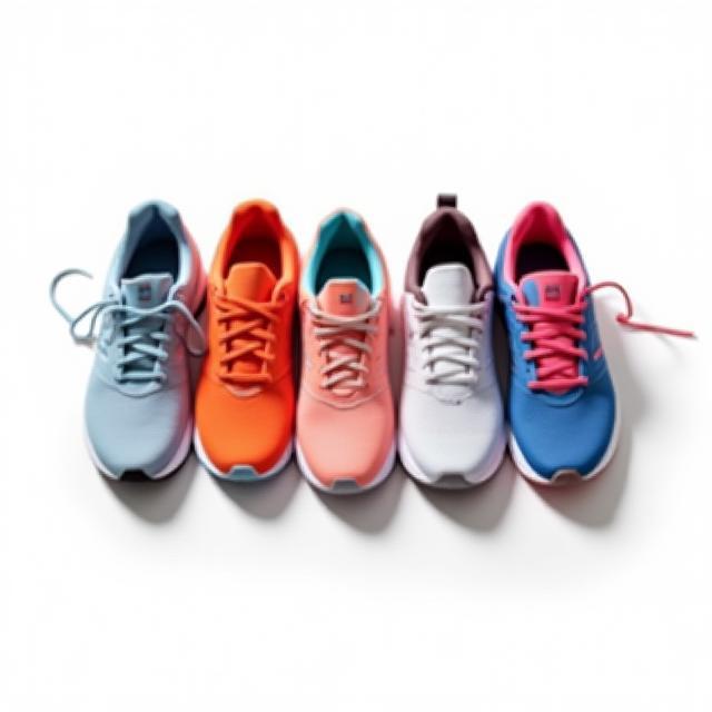 Assorted high-performance running shoes